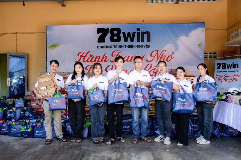 Trẻ em Tiền Giang đón nhận yêu thương đầu năm học từ 78win