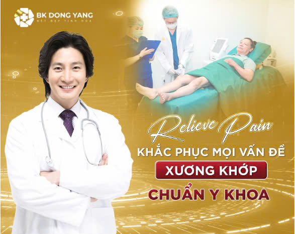 Công nghệ cao Relieve Pain tại BK Dong Yang -  Tương lai của điều trị Xương Khớp được giới chuyên gia hàng đầu Thế giới công nhận